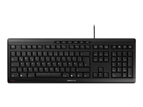 Cherry Noir/Gris Stream Clavier - Clavier - 100% - Full Size - Usb - Qwerty - Portugais - Commutateur : Sx - Image 3