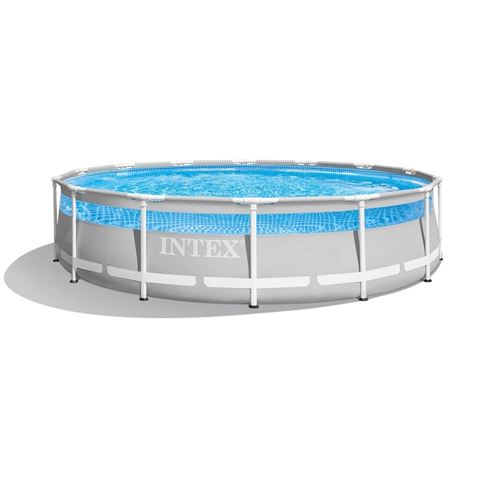 Piscine tubulaire ronde Intex Prism Frame Clearview 4,27 x 1,07 m