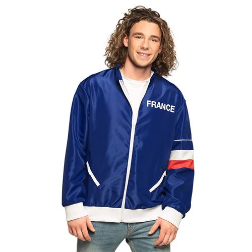 Veste De Survêtement Bleu Supporter France Homme Xl Bleu 61984 XL - Coloris : Bleu61984
