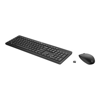 HP 230 - Ensemble clavier et souris - sans fil - QWERTZ - Suisse - pour HP 21, 22, 24, 27; Pavilion 24, 27, TP01; Pavilion Laptop 14, 15