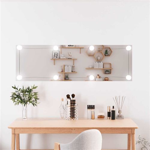 VIDAXL - Miroir mural LED - Rectangulaire - 30 x 100 cm - Image 3
