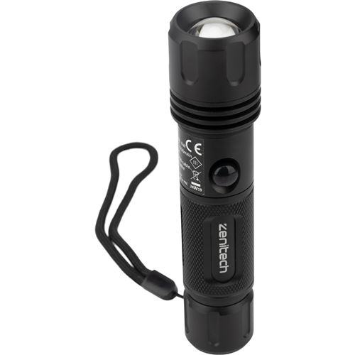 Non Communiqué Zenitech - Lampe Torche Led Rechargeable Usb 160/500Lm