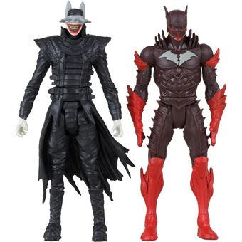 Figurines Batman Qui Rit & Red Death (Dark Nights Metal -1) DC 8 Cm -  Figurine de collection - Achat & prix