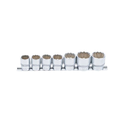 Non Communiqué Jeu De Douilles Douze Pans Bgs Technic - 12,5 Mm - 7 Pcs - 9109