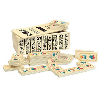 Jeu Dominos hiéroglyphes en bois - Musée du Louvre - 1