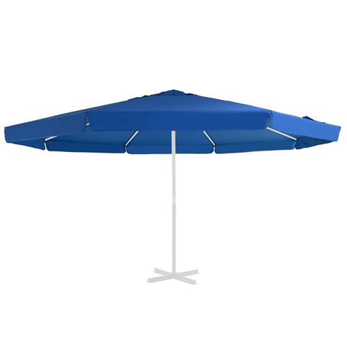 vidaXL Ersatzbezug für Sonnenschirm Azurblau 515 cm