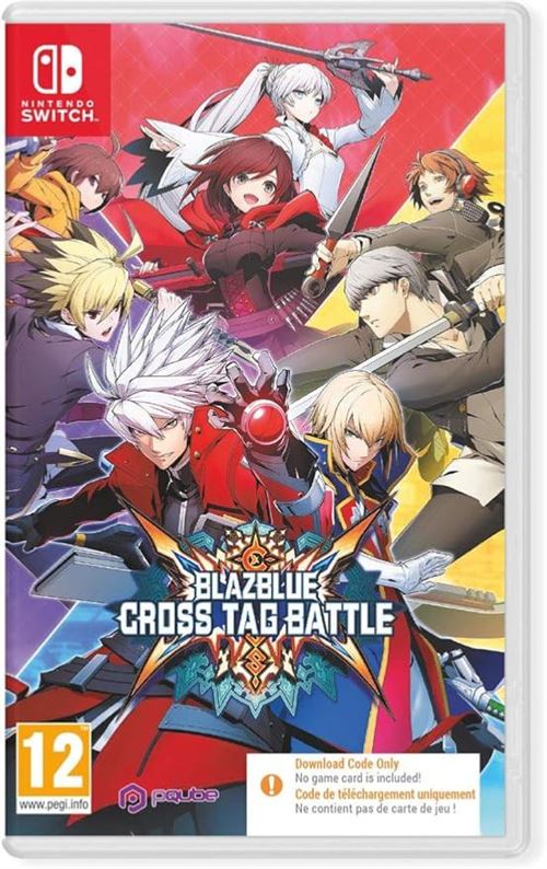 Blazblue Cross Tag Battle Nintendo SWITCH (Code de téléchargement) (code dans la boite)