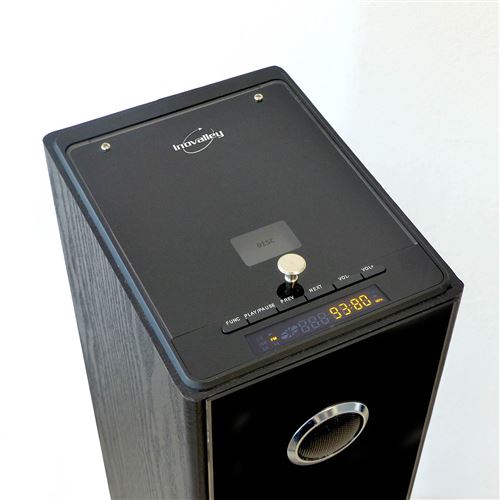Enceinte bluetooth avec radio FM, CD et port USB - 60W + Télécommande