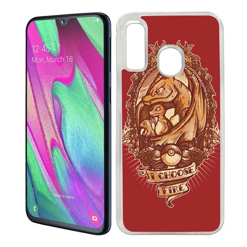 Coque pour Samsung Galaxy A40 -  Pokémon Fire