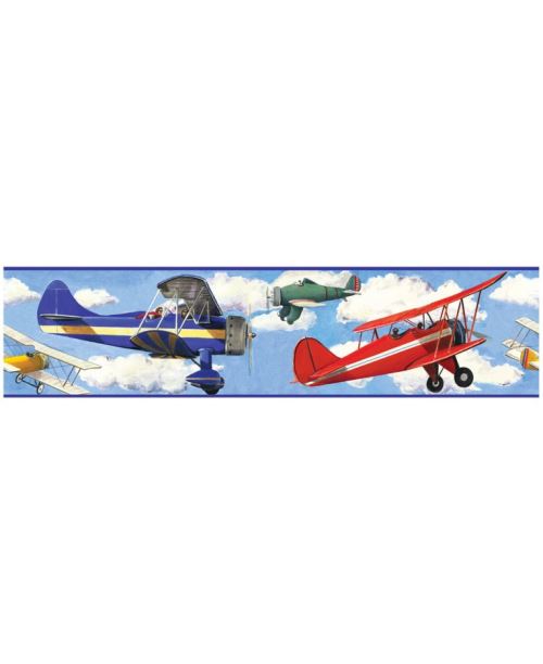 Colocataires Avions Vintage Papier peint Border