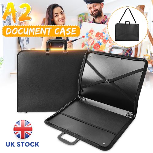 NOUVEAU A3 / A2 Tailles Vinyle Artiste Portfolio Dessin Peinture Stockage a2