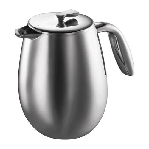 Bodum - Cafetière à piston, double paroi, 12 tasses, 1.5 l, en inox