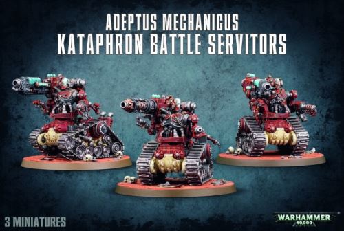 Games Workshop Warhammer 40k Adeptus Mechanicus Kataphron Battle Servitors 99120116020 Taille Unique - vue 3
