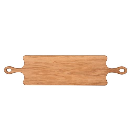 T&G Woodware Bois Planche À Pain Avec 2 Poignées 62X15 Cm En Chêne - Marron - De Chêne - Image 1