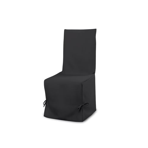 Housse de chaise - Panama - Gris anthracite