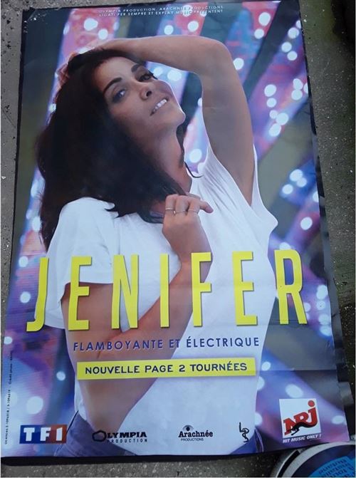 Jenifer - Flamboyante et électrique - AFFICHE