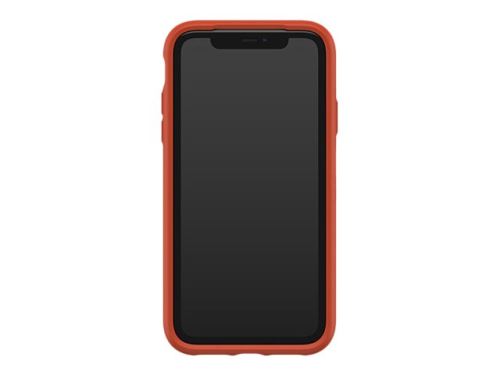 OtterBox Symmetry Series - Achterzijde behuizing voor mobiele telefoon - polycarbonaat, synthetisch rubber - riskant tijgerrood - voor Apple iPhone 11