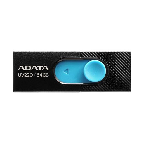 64GB UV220 USB 3.0. Black/Blue DashDrive - USB Flash Drives ADATA