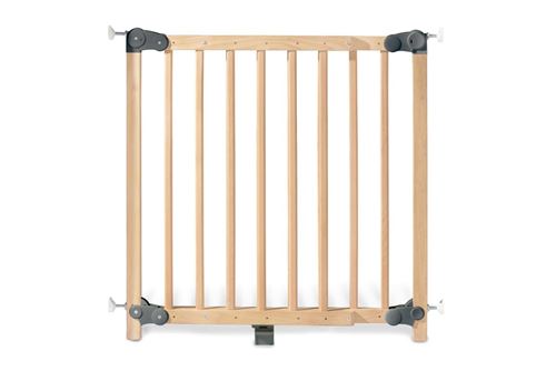 Porte et barriere d escalier Baby Lock Premium hetre laque clair
