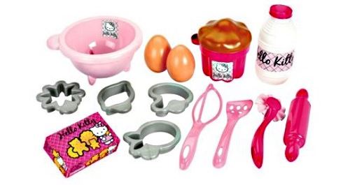 Jouet Dinette Patisserie Hello Kitty Accessoire Cuisine 17 Pieces