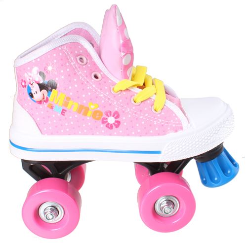 Disney patins à roulettes Minnie Mouse filles rose/blanc - Roller enfant -  Achat & prix