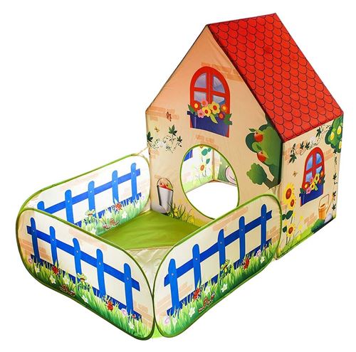 Playfun aire de jeux jardin maison 150 x 90 x 110 cm multicolore