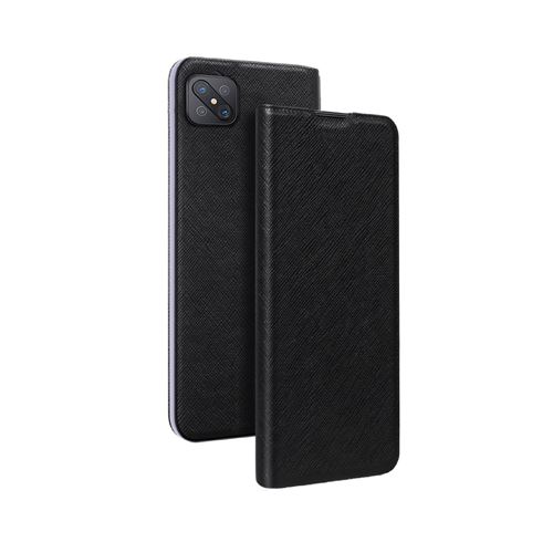 Bigben Connected Folio Stand - Flip cover voor mobiele telefoon - synthetisch - zwart - voor OPPO Reno 4Z