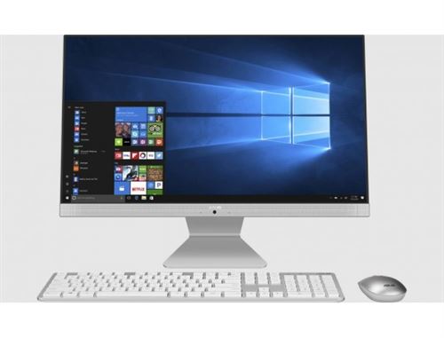 ASUS Vivo AiO V241EAK - Tout-en-un - Core i3 1115G4 / 3 GHz - RAM 8 Go - SSD 256 Go, HDD 1 To - UHD Graphics - Gigabit Ethernet LAN sans fil: - 802.11a/b/g/n/ac, Bluetooth 5.0 - Windows 10 Home - moniteur : LED 23.8" 1920 x 1080 (Full HD) - blanc