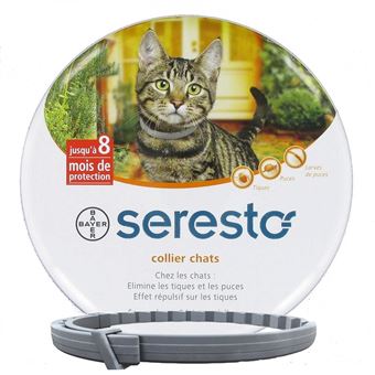 Collier Seresto Anti-parasitaire chat - 1