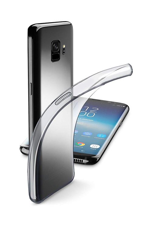 Cellularline Finecgals9t Coque Fine Pour Samsung Galaxy S9 – Transparent