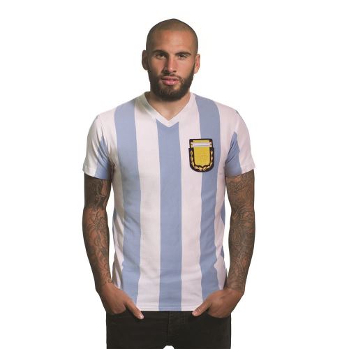T-shirt domicile Argentine 1982 XXL Blanc