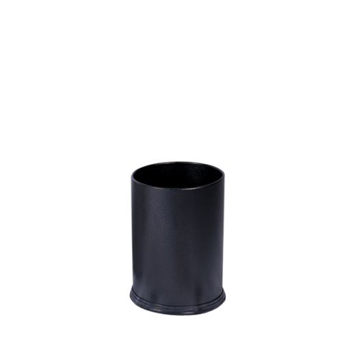 CORBEILLE À PAPIER - MEDIAL - Noire - 5 Kg - acier et plastique