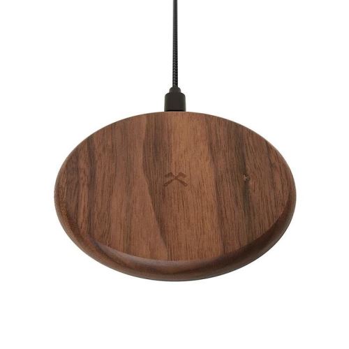 Woodcessories EcoPad - Draadloze oplaadmat - 10 Watt - walnoot