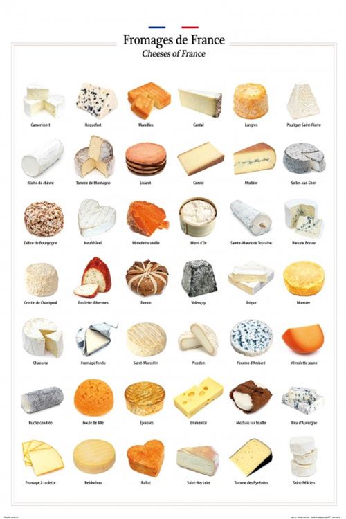 Fromage Poster Fromages De France (91x61 cm) Achat & prix fnac