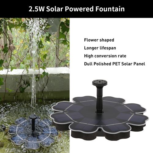 Pompe pour fontaine solaire - Energie solaire - Jardin - Piscine -  Décoration de