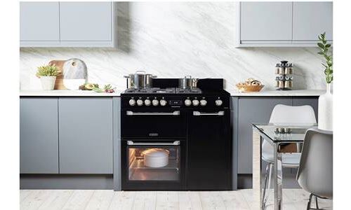 Piano De Cuisson Leisure Cuisinemaster Pro 100Cm Gaz Et Vitro Noir - Pr100F560K