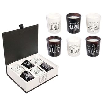 DITESMOT BOUGIES HUMEUR X6 COFFRET