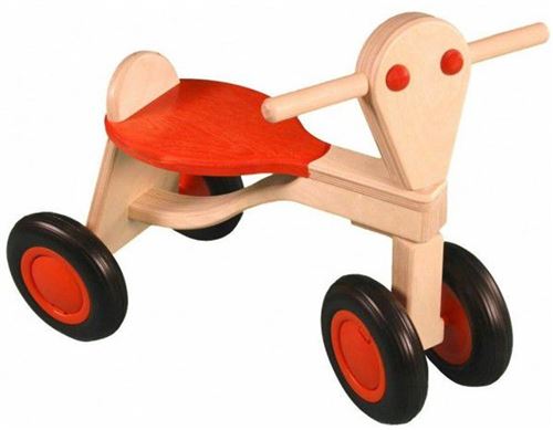 Van Dijk - Loopfiets - Berken - Oranje