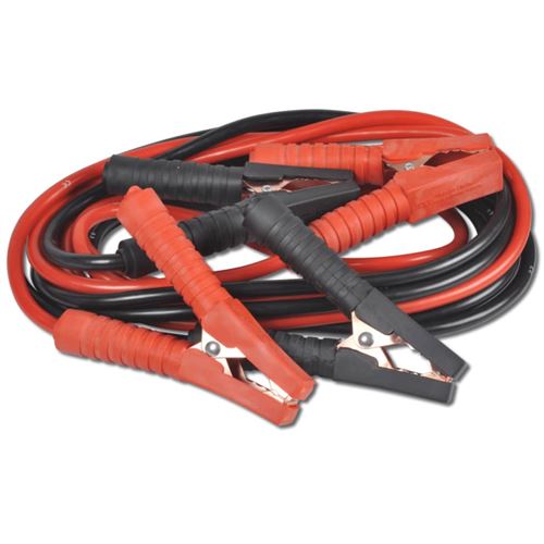 C&acirc;ble de d&eacute;marrage 2 pcs 500 a Vidaxl Noir