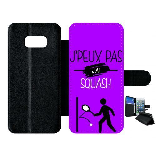 Etui à rabat samsung galaxy s8+ plus j peux pas j ai squash 8