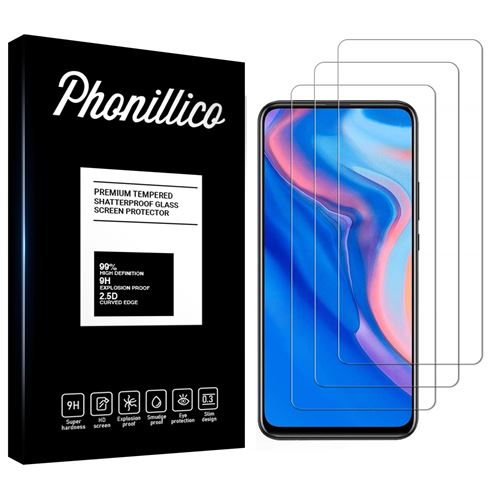 Verre Trempe pour Huawei HONOR 9X [Pack 3] Film Transparent Vitre Protection Ecran [Phonillico®]