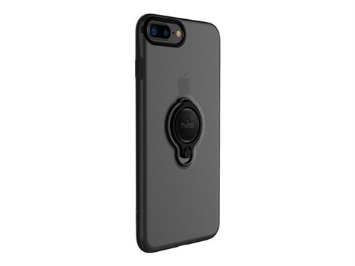 Coque rigide Puro Cover Noir pour iPhone 7 Plus et 8 Plus
