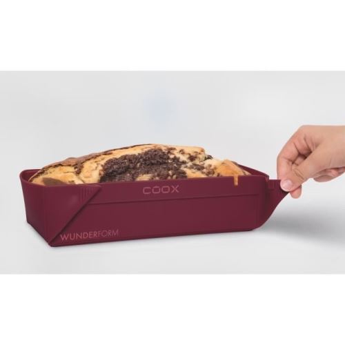 Coox moule en silicone a gâteaux cakes glaces - rouge 1424194