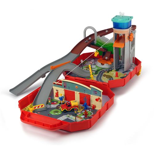 Dickie Toys 203095002 Ponty Pandy Sam Coffret Pompier Multicolore