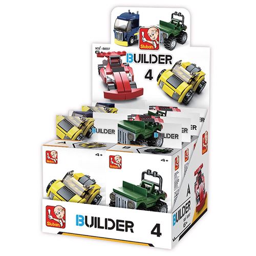 Sluban M38-b0597 Builder-8 pcs. dans Un Affichage, Multicolore
