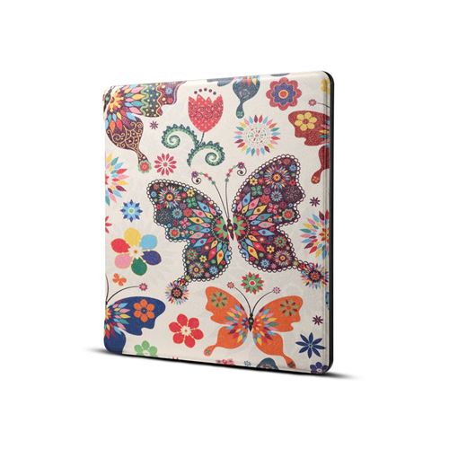 Etui en PU intelligent papillons colorés pour votre Amazon Kindle Oasis 7-inch (2017)