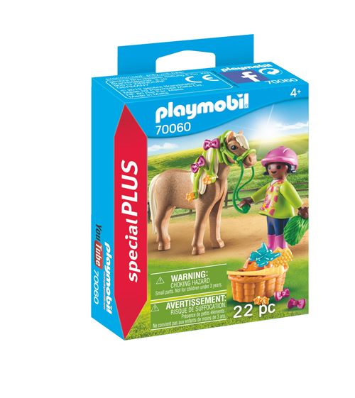 Playmobil Special Plus 70060 Cavalière Avec Poney