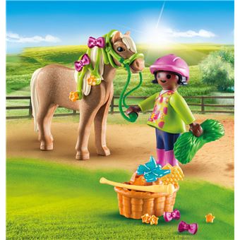 Playmobil Special Plus 70060 Cavalière avec poney