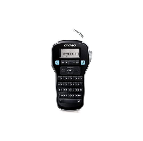 Dymo Labelmanager 160 - Étiqueteuse - Noir Et Blanc - Rouleau (1,3 Cm) - Impression Par 2 Lignes