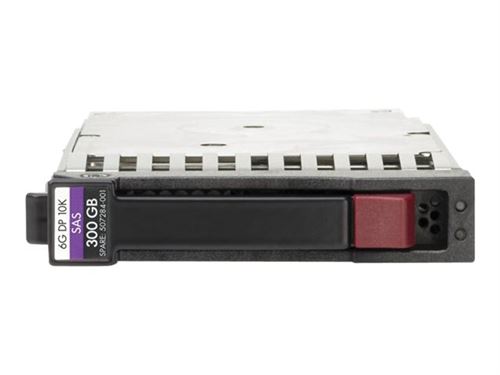 HPE Enterprise - Vaste schijf - 300 GB - hot-swap (verwisselbaar zonder uitschakelen) - 2.5 SFF - SAS 6Gb/s - 10000 tpm - Smart Buy - met HP SmartDrivehouder